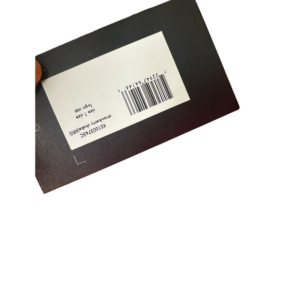 KATE SPADE Strawberry Shake Logo Baseball Hat Cap NEW NWT - Picture 5 of 6